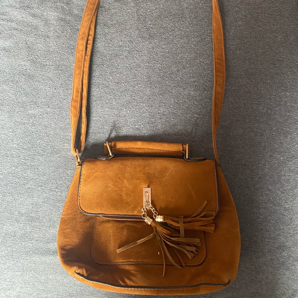 Brown Satchel / Crossbody Bag